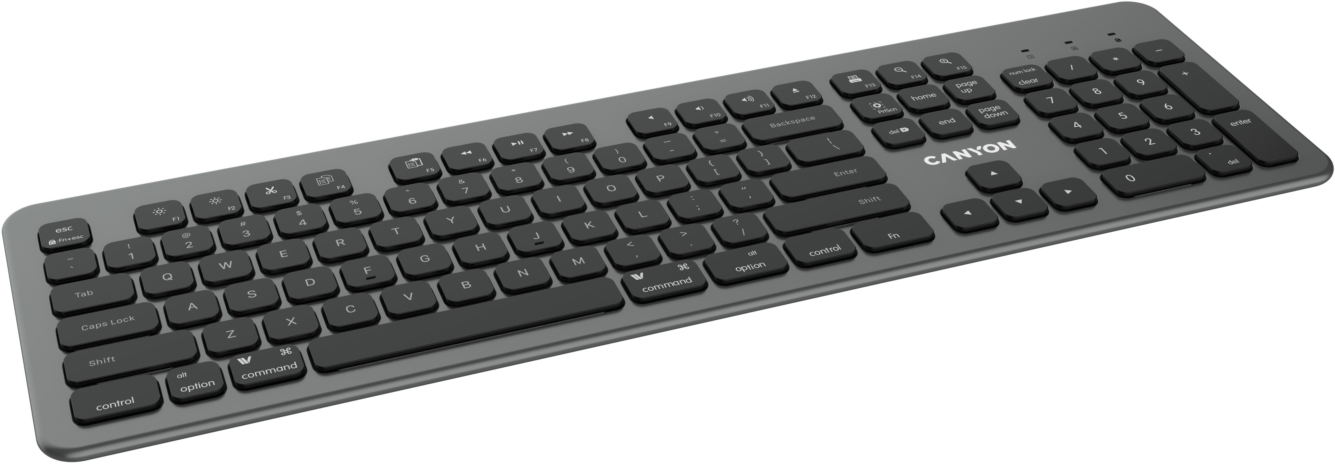 Tastatur CANYON Kabellose Bluetooth-Tastatur BK-10 ...