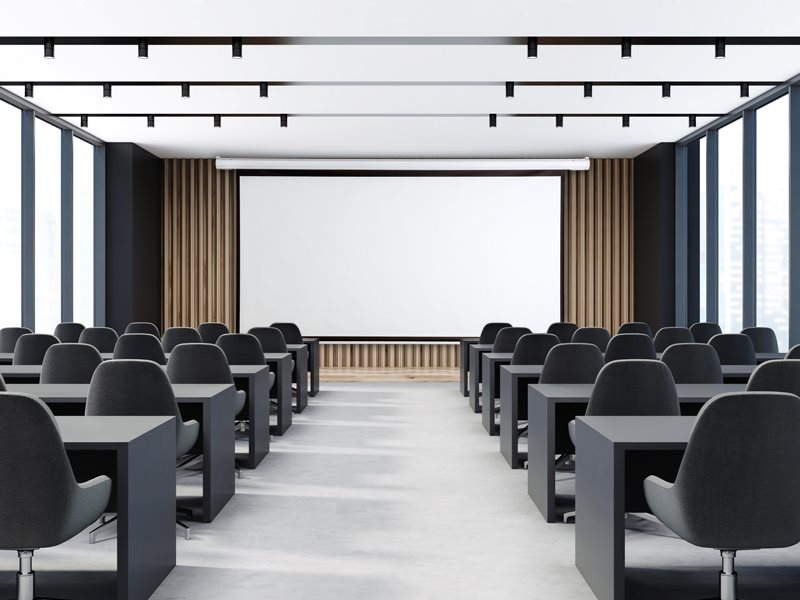 AVELI electric motor roller projection screen, 240