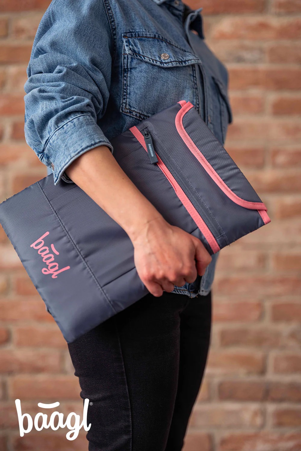 Laptop Case BAAGL Laptop sleeve Logo pink GRS ...