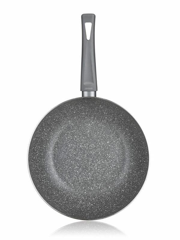 Wok Pan BANQUET WOK pan with non-stick surface GRANITE PR 28 × 8 cm, induction ...