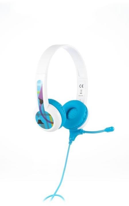 Headphones BuddyPhones StudyBuddy, Blue Lateral view