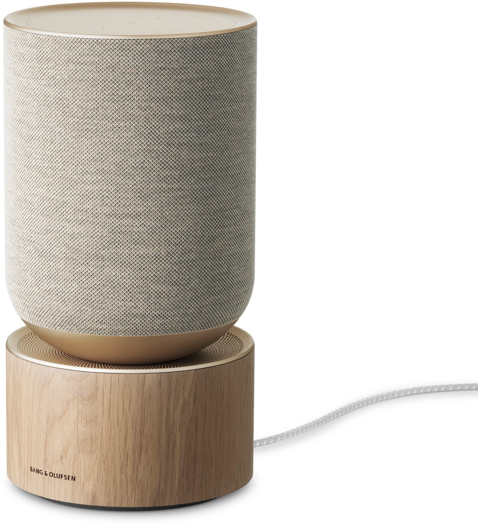Bluetooth Speaker Bang & Olufsen BeoSound Balance Natural Oak Lateral view