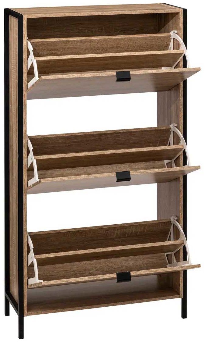 Shoe Rack 5five Simply Smart ALIAJ 3 compartment shoe rack, 63.2 × 24 × 122 cm ...