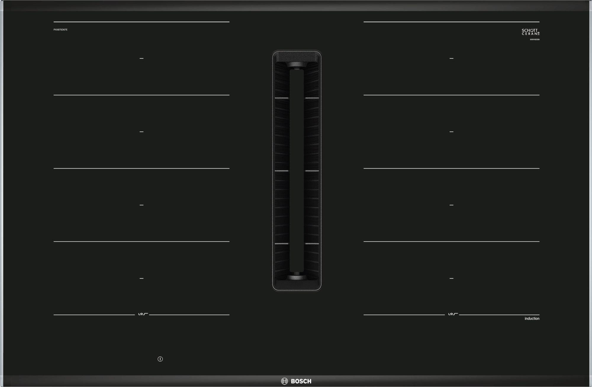 Főzőlap BOSCH PXX875D67E Serie 8 Képernyő