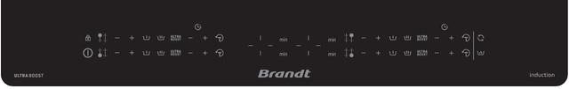 Cooktop BRANDT BPI3641SB ...
