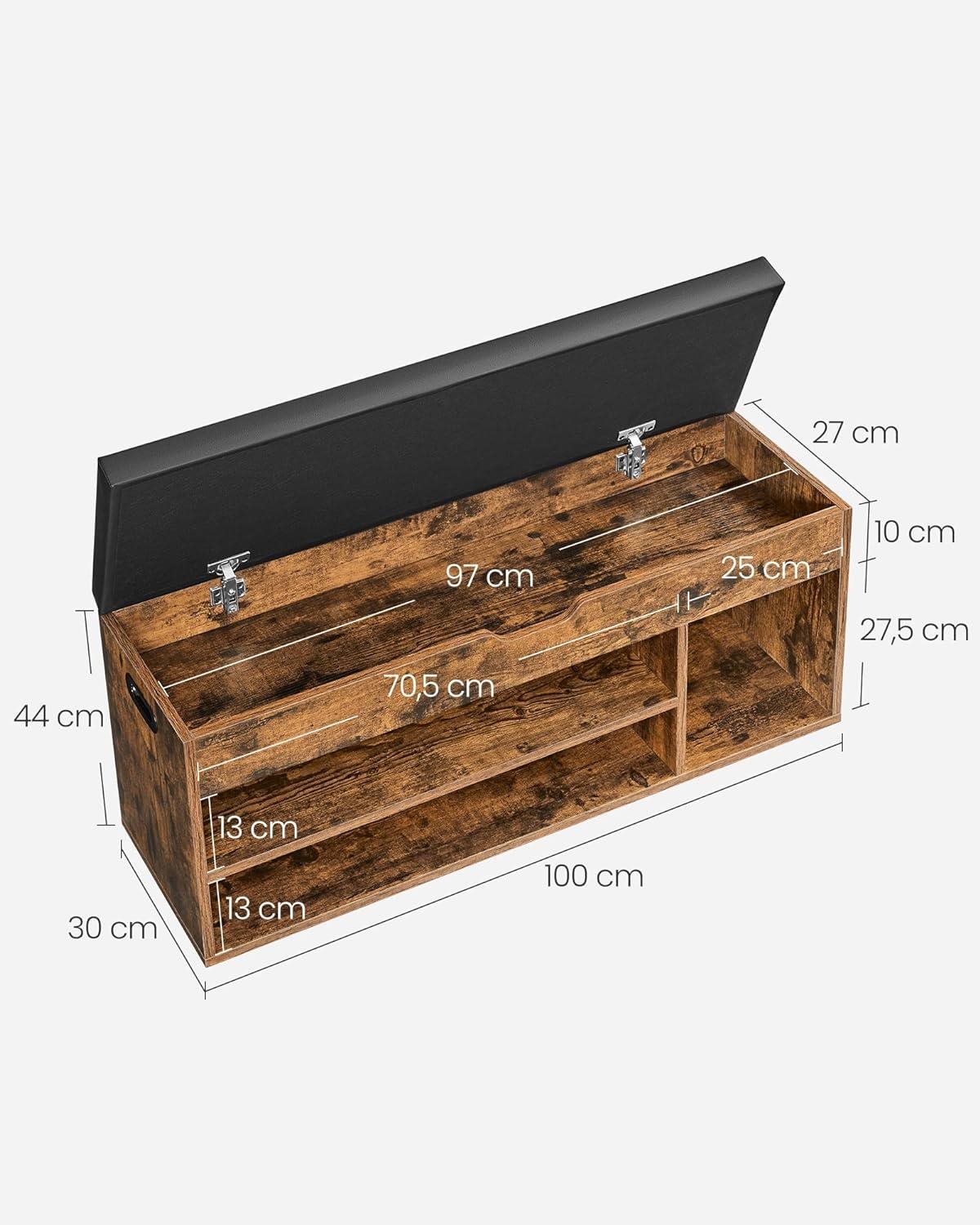 Shoe Rack Houseland Vasagle Zakyn, brown ...
