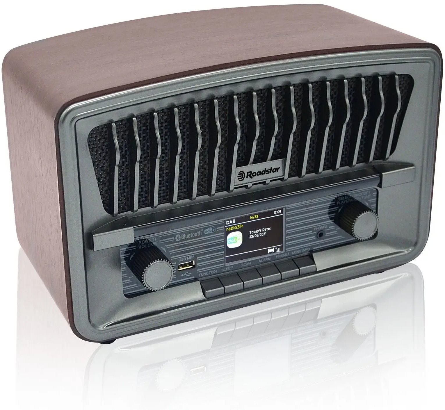 Radio Roadstar HRA-270D+BT radio DAB, BT Vintage ...