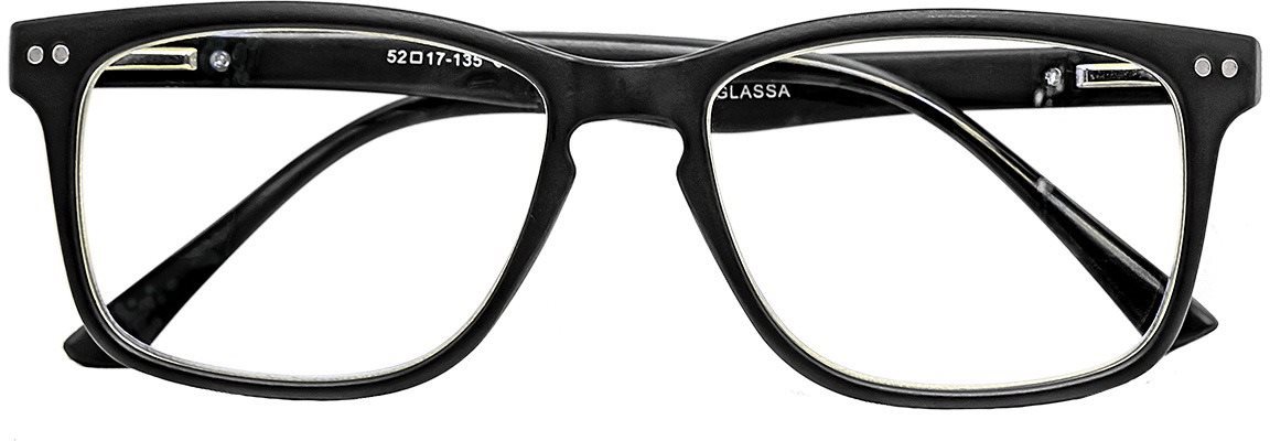 Okuliare GLASSA okuliare na čítanie G 030, +0,50 dio, čierne ...