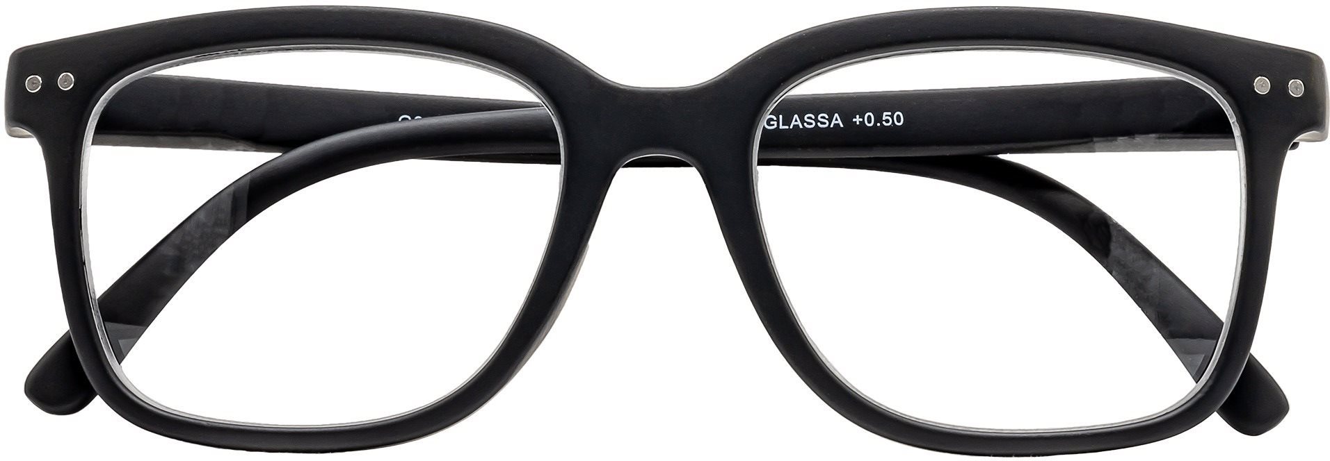 Okuliare GLASSA okuliare na čítanie G 033, +4,00 dio, čierne ...