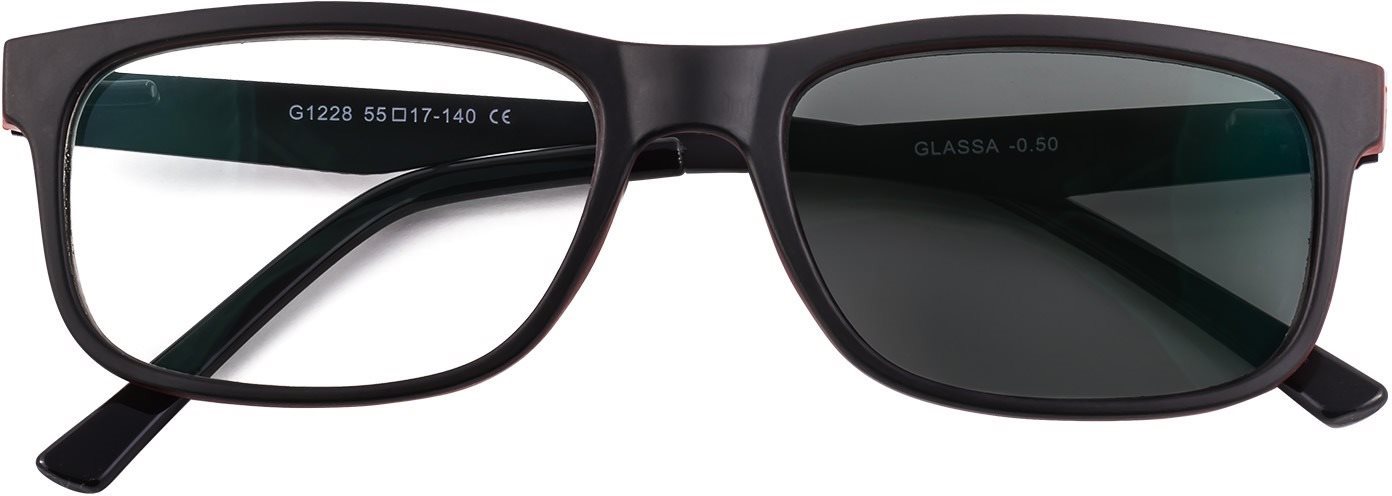 Okuliare GLASSA samozatmavovacie okuliare na čítanie G 228, +0,50 dio, červené ...