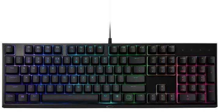 Gaming Keyboard Cooler Master MK110, RGB LED, Black - CZ Screen
