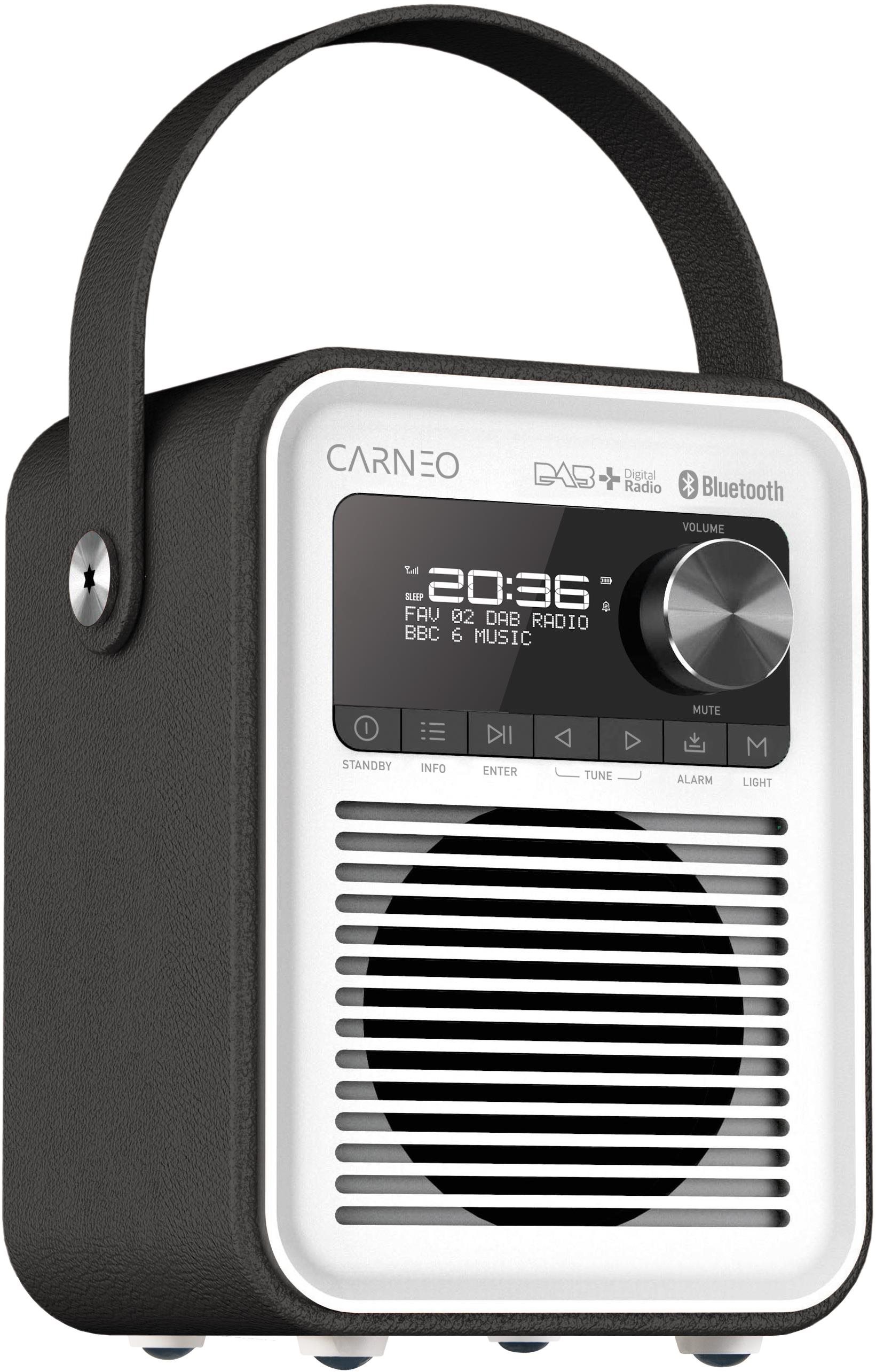 Radio CARNEO D600, black/white ...
