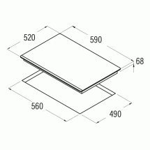 Cooktop CATA IF 6002 BK Technical draft