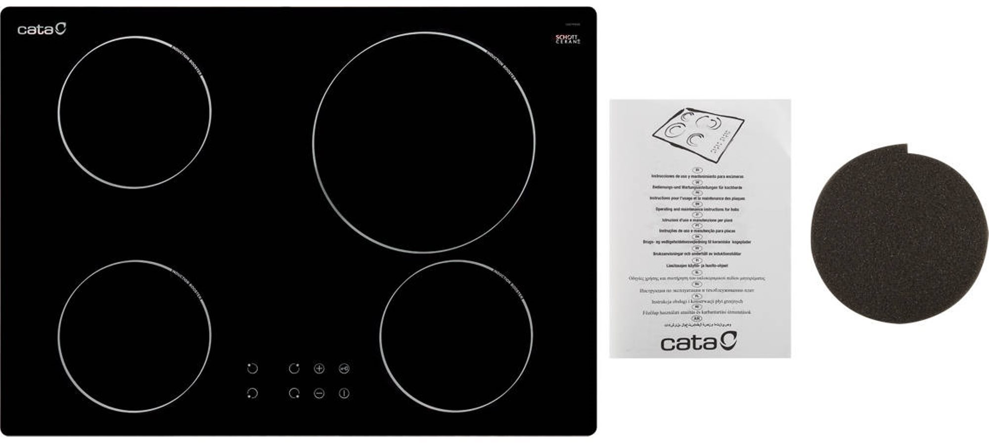 Cooktop CATA IB 5004 BK Screen