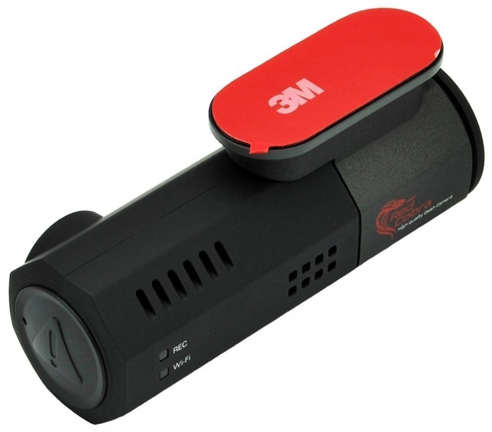 Dash Cam Cel-Tec Red Cobra Wi-Fi Magnetic Lateral view