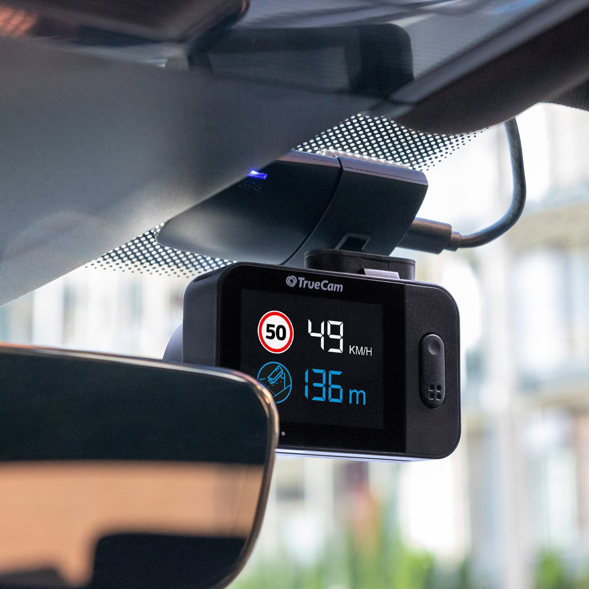 Autós kamera TrueCam M5 GPS WiFi (sebességmérő radar figyelmeztetéssel) Lifestyle