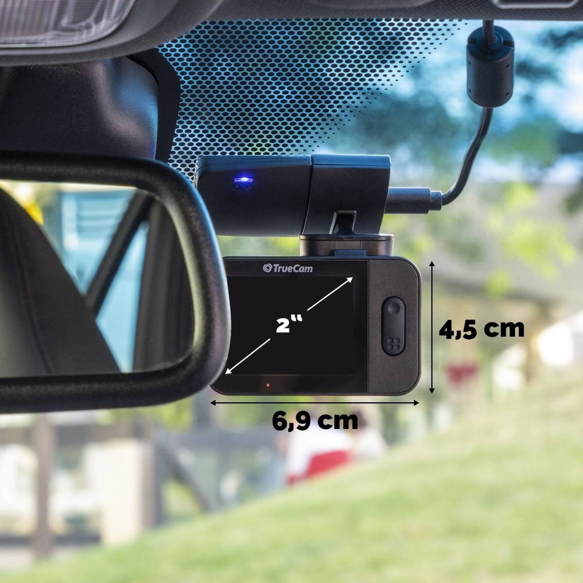 Dash Cam TrueCam M9 GPS 2.5K (with Radar Reporting) Lifestyle