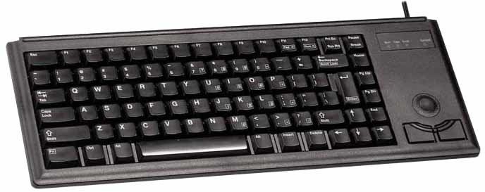 Tastatur CHERRY G84-4400, schwarz - UK Screen