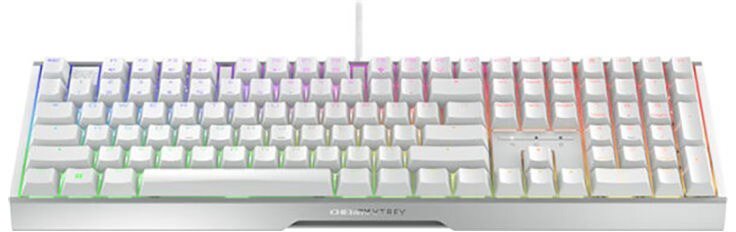 Gaming Keyboard CHERRY XTRFY MX 3.1, White/Silver - US ...