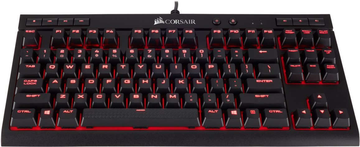 Gaming Keyboard Corsair K63 Cherry MX Red - US Screen
