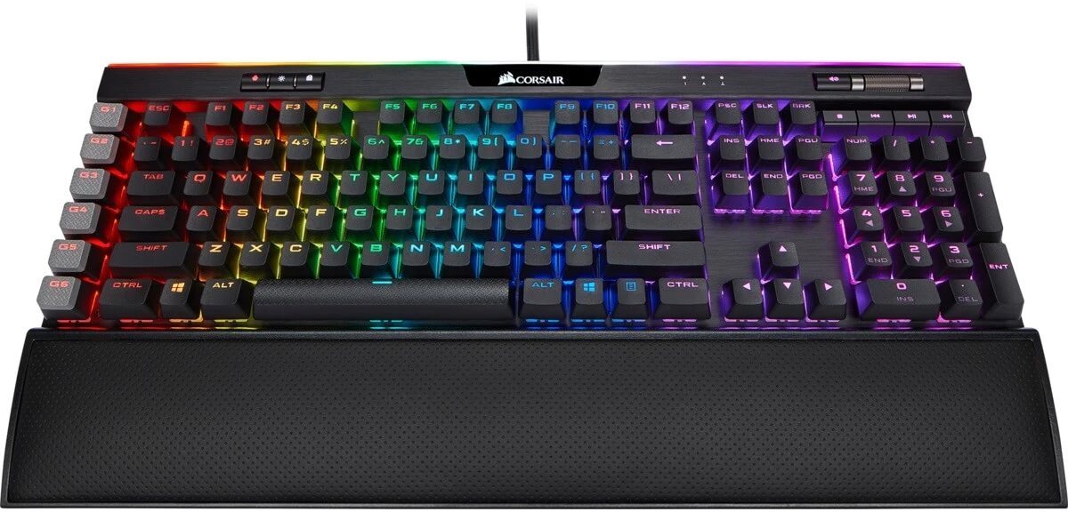 Gaming Keyboard Corsair K95 RGB PLATINUM XT Cherry MX Speed - US Screen