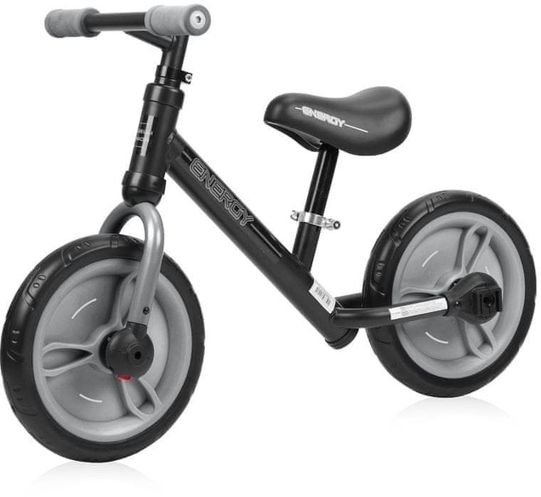 Balance Bike Lorelli ENERGY 2-in-1 Balance Bike, BLACK&GREY Lateral view