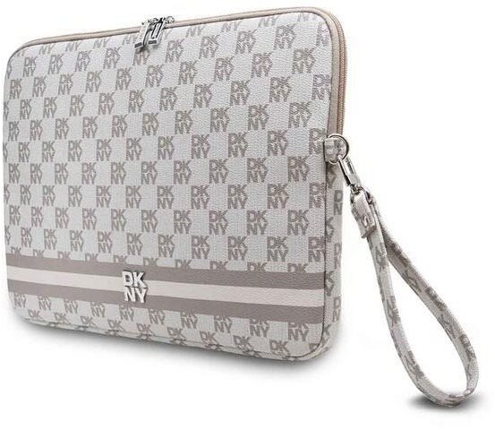 Laptop Case DKNY PU Leather Checkered Pattern and Stripe 15/16