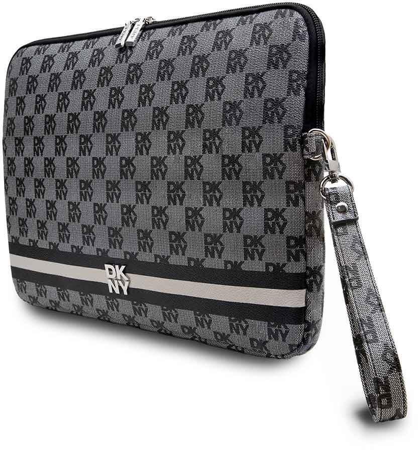 Laptop Case DKNY PU Leather Checkered Pattern and Stripe 15/16