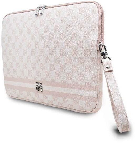 Laptop Case DKNY PU Leather Checkered Pattern and Stripe 13/14
