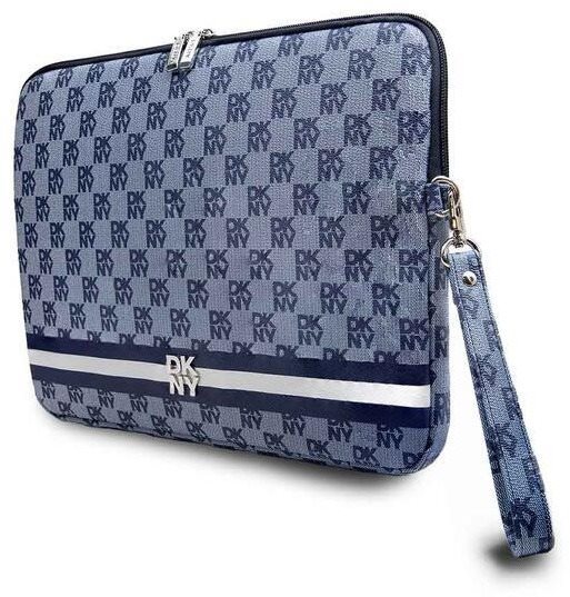 Laptop Case DKNY PU Leather Checkered Pattern and Stripe 13/14