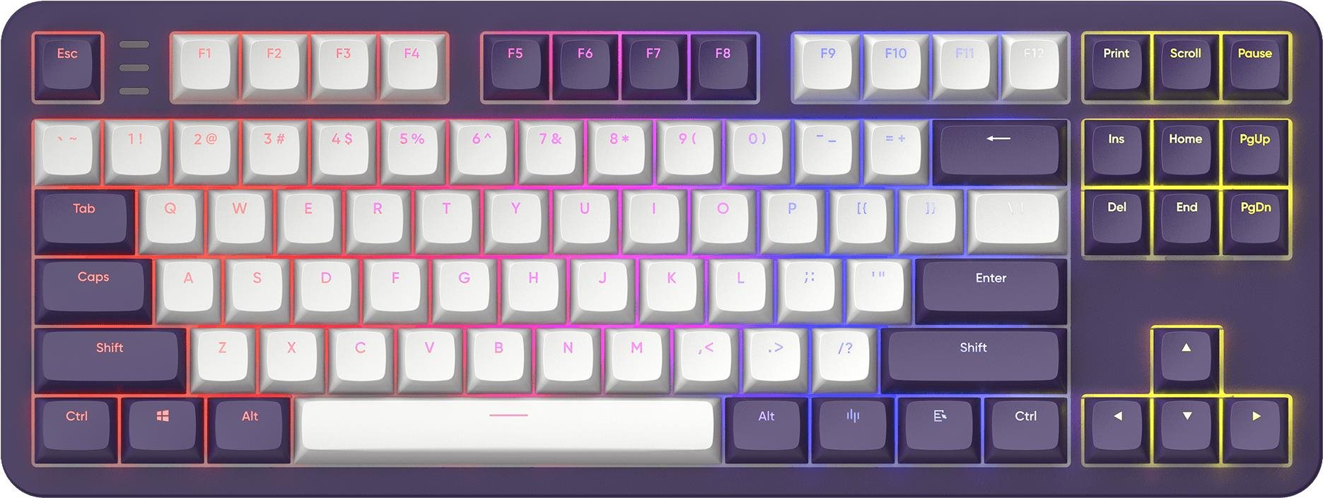 Gaming Keyboard Dark Project ALU 87A Violet - US ...