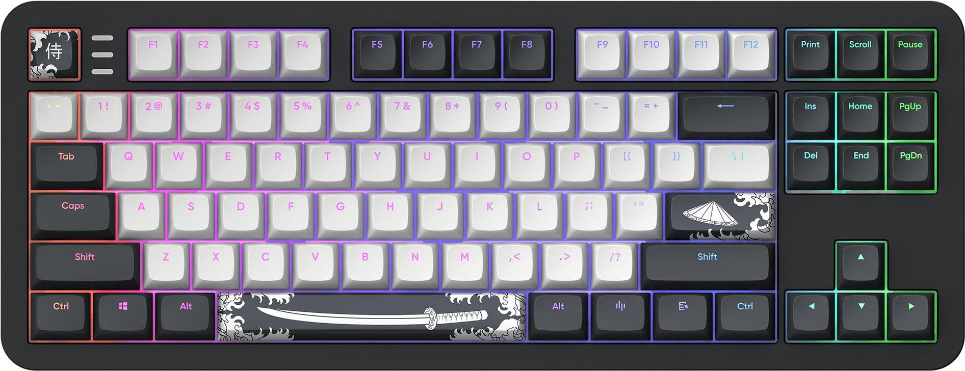 Gamer billentyűzet Dark Project ALU Bushido - UK ...
