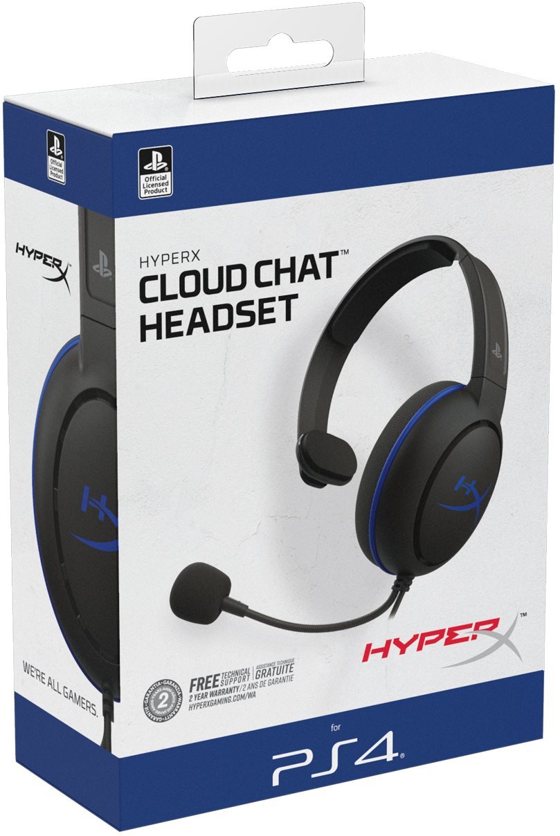 Gaming Headphones HyperX Cloud Chat (PS4 Licensed) Packaging/box