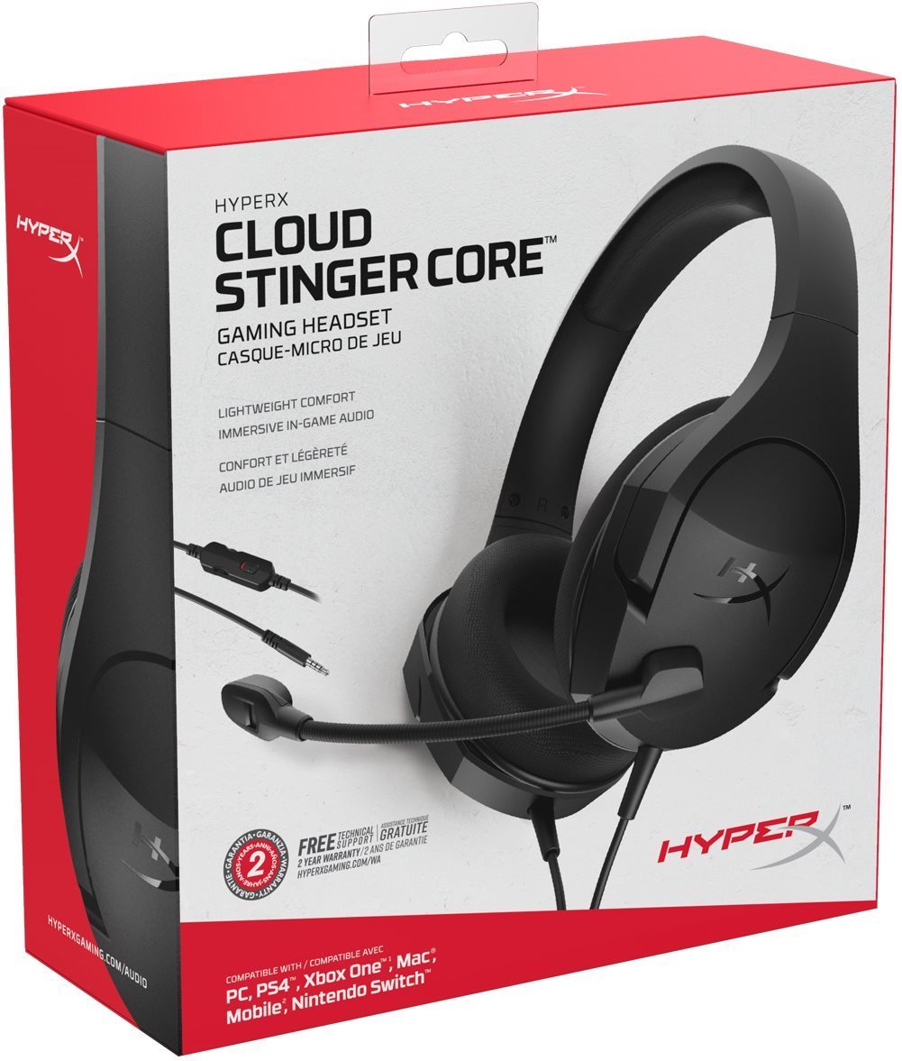 Gaming Headphones HyperX Stinger Core Packaging/box