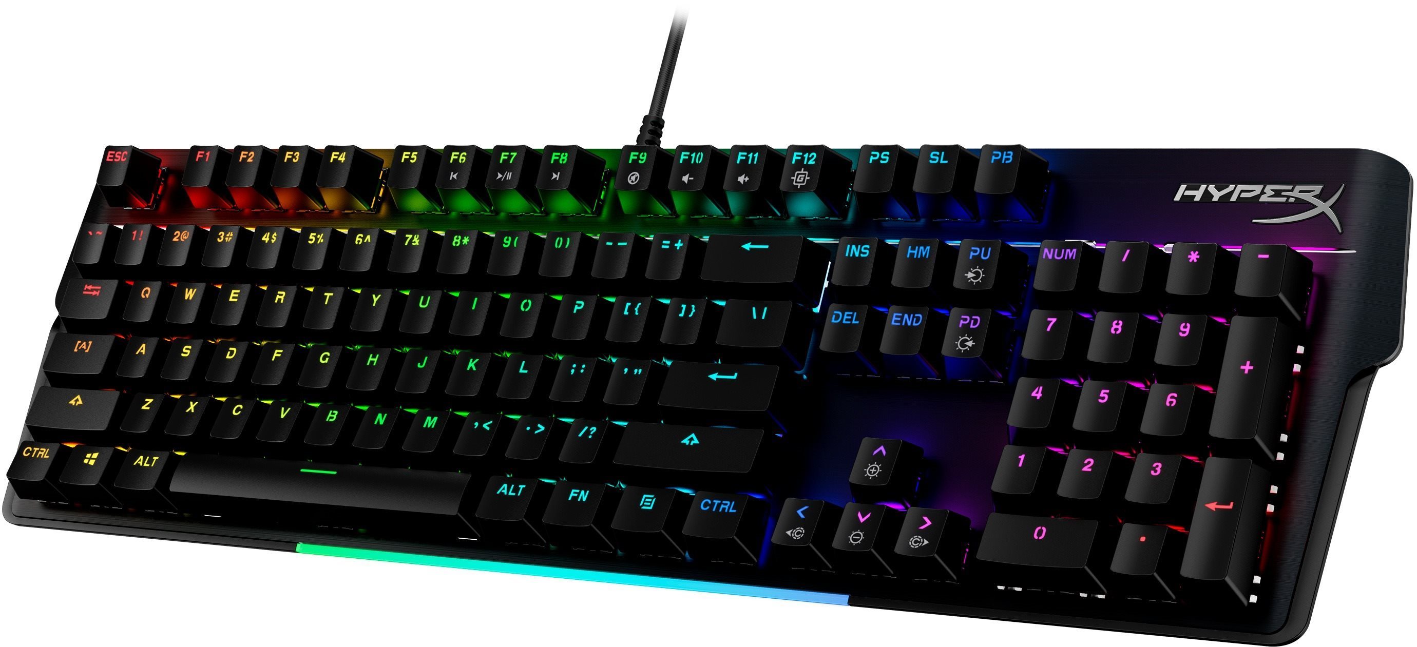 Gaming Keyboard HyperX Alloy MKW100 Lateral view
