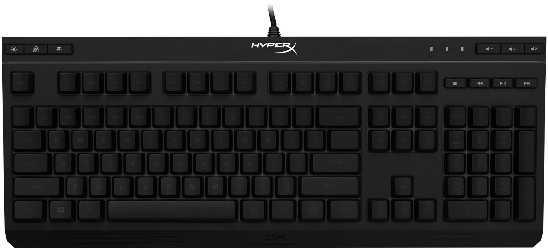 Gaming-Tastatur HyperX Alloy Core RGB - US Screen