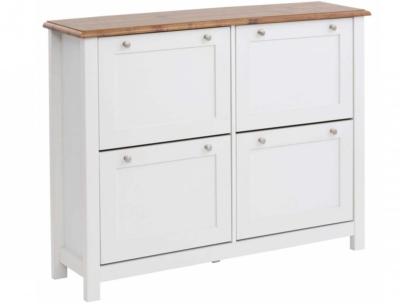 Shoe Rack Danish Style Keef Shoe Rack, 125cm, White ...