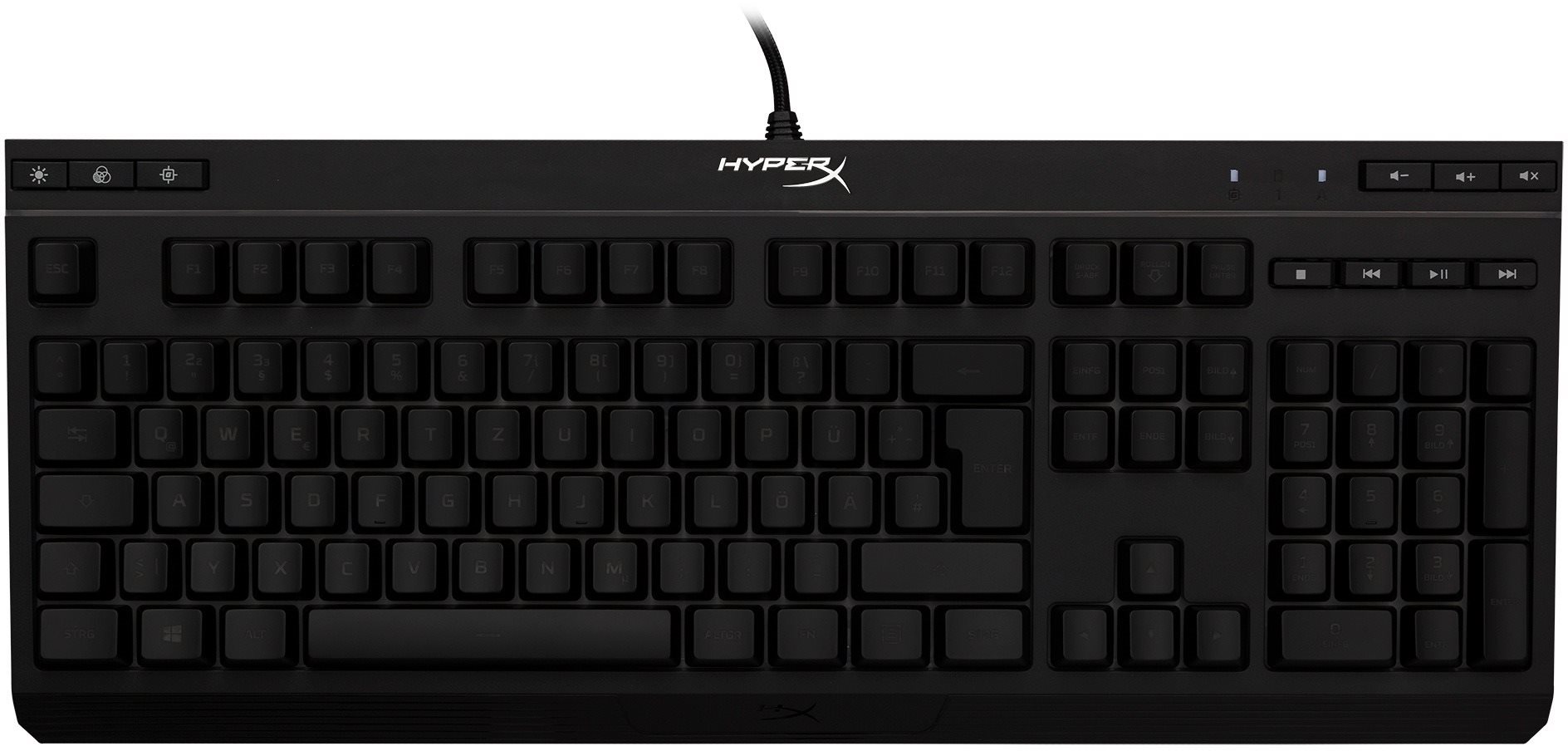 Gaming-Tastatur HyperX Alloy Core RGB - Membrane Gaming Keyboard - DE Screen