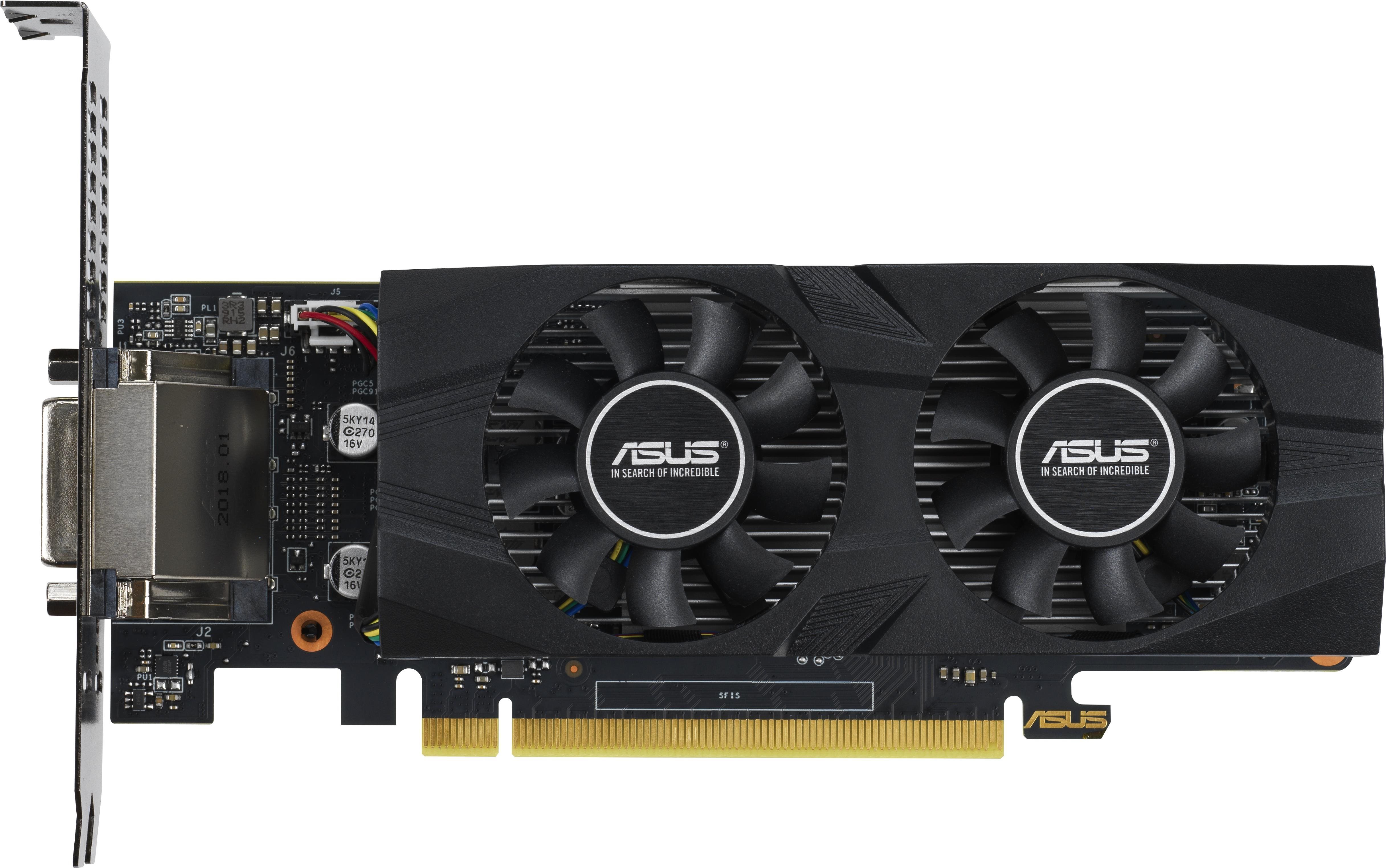 Graphics Card ASUS GeForce GTX 1650 Low Profile 4G GDDR5 Screen