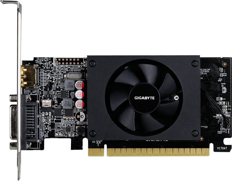 Grafická karta GIGABYTE GeForce GT 710 1GB Screen