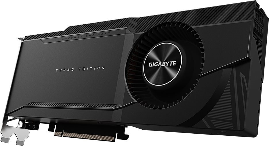 Graphics Card GIGABYTE GeForce RTX 3090 TURBO 24G Lateral view