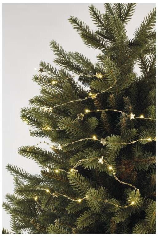 Lichterkette EMOS LED Weihnachtslichterkette gold - Sterne - 1,9 m - 2 x AA - für den Innenbereich - warmweiß - Zeitschaltuhr ...
