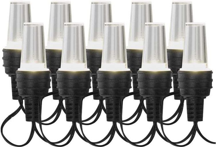Svetelná reťaz EMOS LED, svetelná reťaz – 10 x žiarovky párty, 4,5 m, vonkajšie a vnútorné, studená biela ...