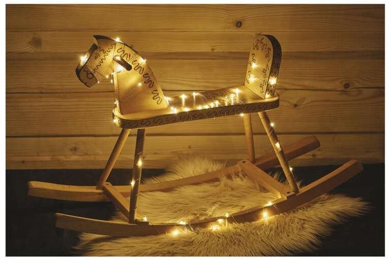 Lichterkette EMOS LED-Weihnachtslichterkette Kupfer, 4 m, innen und außen, warmweiß, Timer Lifestyle