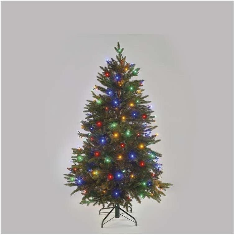 Svetelná reťaz EMOS LED vianočná reťaz, 12 m, vonkajšia aj vnútorná, multicolor, časovač Lifestyle