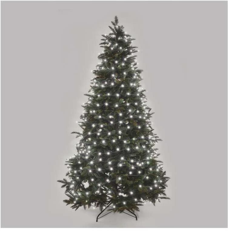 Lichterkette EMOS LED-Weihnachtslichterkette Kirsche - rund, 48 m, innen und außen, kaltweiß, Timer Lifestyle