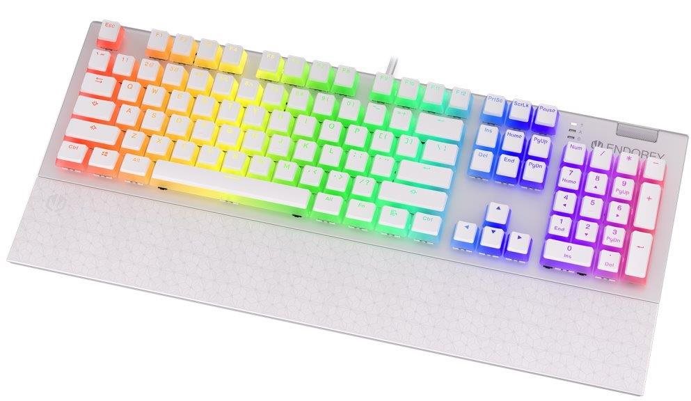 Gaming-Tastatur Endorfy Omnis Pudding Onyx White Red, US layout ...