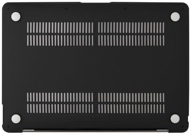 Laptop tok Epico Shell Cover MacBook Pro 13“ (2017/2018/2019; Touchbar / 2020) MATT - fekete Alulnézet