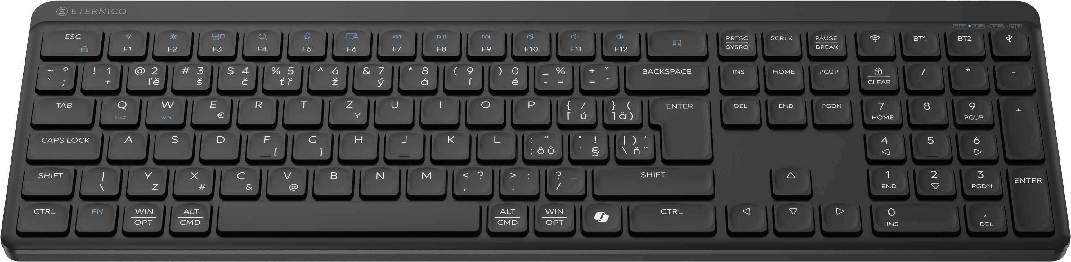 Keyboard and Mouse Set Eternico C503F Wireless Combo black - EN/SK ...