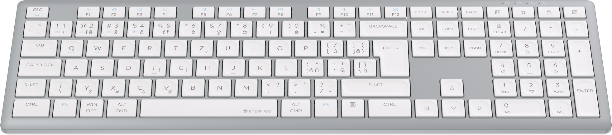 Keyboard Eternico K500 Wireless white - CZ/SK ...